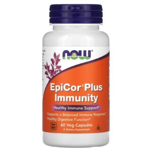 NOW Foods EpiCor Plus Immunity 60 Cápsulas Vegetais