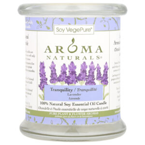 Aroma Naturals Soy VegePure® Vela de Óleo Essencial de Soja 100% Natural Tranquilidade Lavanda 260 g (88 oz)