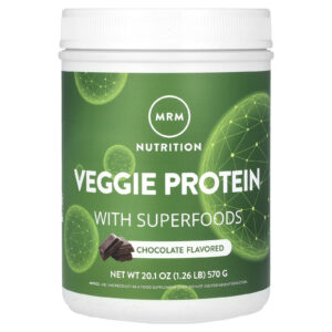 MRM Nutrition Proteína Vegetal com Superalimentos Chocolate 570 g (126 lb)