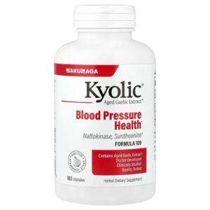 Kyolic Aged Garlic Extract™ Saúde da Pressão Sanguínea Fórmula 109 160 Cápsulas