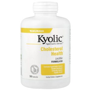 Kyolic Aged Garlic Extract™ Saúde do Colesterol Fórmula 104 300 Cápsulas