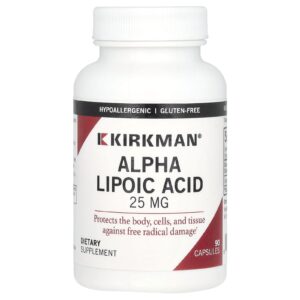 Kirkman Labs Ácido Alfa Lipóico 25mg 90 Cápsulas