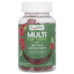 YumVs Gomas Multivitamínico para Adolescentes com Biotina e Antioxidantes Framboesa 60 Gomas