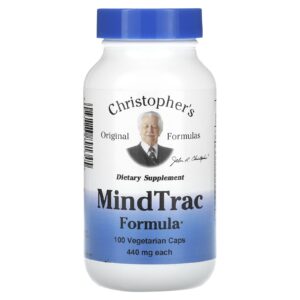 Christophers Original Formulas Fórmula MindTrac 440 mg 100 Cápsulas Vegetarianas
