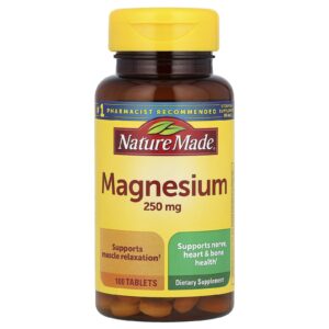 Nature Made Magnésio 250 mg 100 Comprimidos