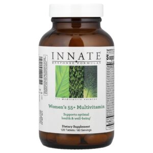 Innate Response Formulas Multivitamínico para Mulheres Acima de 55 Anos Sem Ferro e Vitamina K 120 Comprimidos