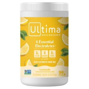 Ultima Replenisher Mistura para Bebida de Eletrólitos Diários Limonada 333 g (117 oz)