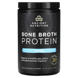 Ancient Nutrition Proteína Bone Caldo Baunilha 492 g (11 lb)