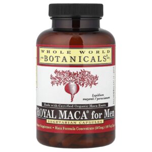 Whole World Botanicals Royal Maca® para Homens 180 Cápsulas Vegetais