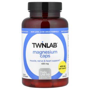 Twinlab Cápsulas de Magnésio 420 mg 100 Cápsulas