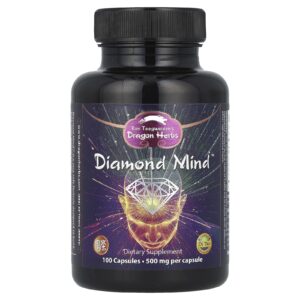 Dragon Herbs Diamond Mind 500 mg 100 Cápsulas