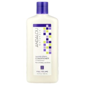 Andalou Naturals Condicionador Volume Total para Encorpar dar Volume e Brilho Lavanda e Biotina 115 fl oz (340 ml)