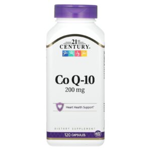 21st Century CoQ10 200 mg 120 Cápsulas