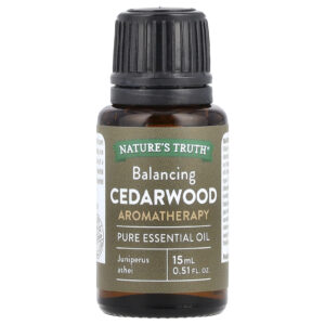 Natures Truth Óleo Essencial Puro Cedro Equilibrador 15 ml (051 fl oz)