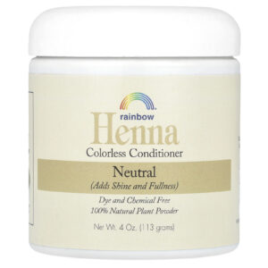 Rainbow Research Henna Condicionador Incolor Neutro 113 g (4 oz)