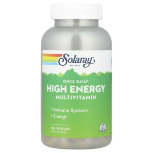 Solaray Multivitamínico Diário de Alta Energia 180 VegCaps