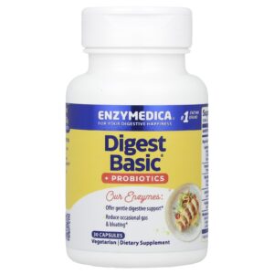 Enzymedica Digest Basic® + Probióticos 30 Cápsulas