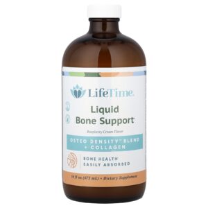 LifeTime Vitamins Mistura Osteo Density™ + Colágeno Creme de Framboesa 473 ml (16 fl oz)