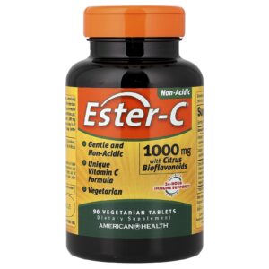 American Health Ester-C® com Bioflavonoides Cítricos 1.000 mg 90 Comprimidos Vegetarianos