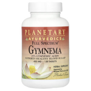 Planetary Herbals Aiurvédica Full Spectrum™ Gymnema 120 Comprimidos