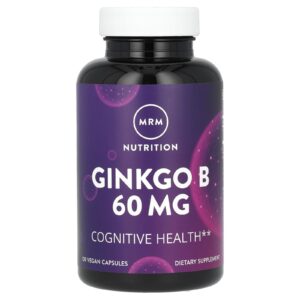 MRM Nutrition Ginkgo B 60 mg 120 Cápsulas Veganas