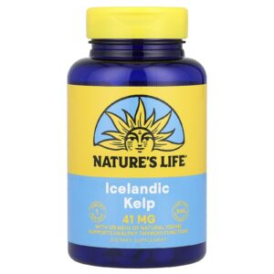 Natures Life Algas Marinhas da Islândia 41 mg 500 Comprimidos