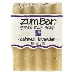 ZUM Zum Bar® Sabonete em Barra para Leite de Cabra Aveia e Lavanda 3 oz