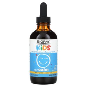 Bioray Kids NDF Calm Gotas de Ervas Naturopáticas Baunilha 118 ml (4 fl oz)