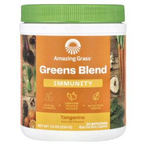 Amazing Grass Mistura Verde Imunidade Tangerina 210 g (74 oz)