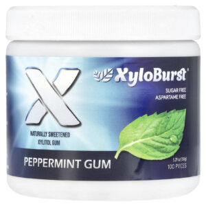 Xyloburst Goma de Xilitol Hortelã-Pimenta 100 Unidades 150 g (529 oz)