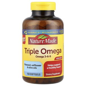 Nature Made Ômega Triplo 150 Cápsulas Softgel