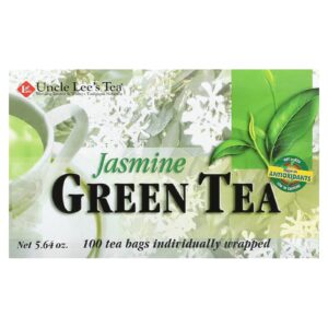 Uncle Lees Tea Chá Verde Jasmine 100 Saquinhos de Chá 564 oz