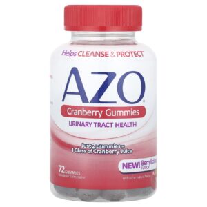 AZO Gomas Cranberry® Frutos Silvestres Deliciosos 72 Gomas (250 mg por Goma)