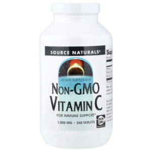 Source Naturals Vitamina C Não Modificada Geneticamente 1.000 mg 240 Comprimidos