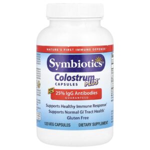Symbiotics Colostrum Plus® 120 Cápsulas Vegetais