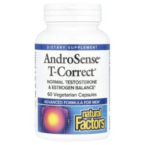 Natural Factors AndroSense® T-Correct 60 Cápsulas Vegetarianas