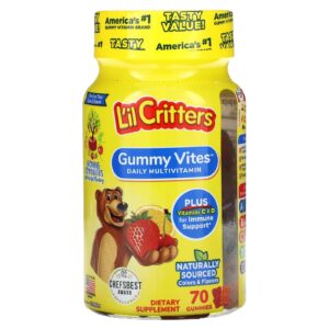 Lil Critters Multivitamínico Completo Gummy Vites 70 Balas de Goma