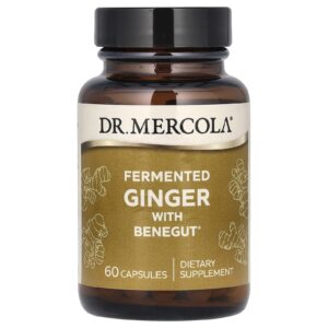 Dr. Mercola Gengibre Fermentado com Benegut 60 Cápsulas
