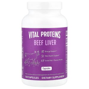 Vital Proteins Fígado Bovino 750 mg 120 Cápsulas