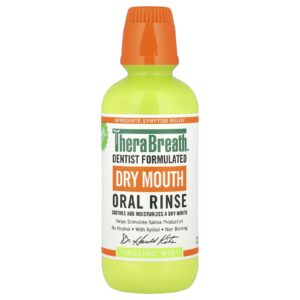 TheraBreath Enxaguatório Bucal para Boca Seca Hortelã Intensa 473 ml (16 fl oz)