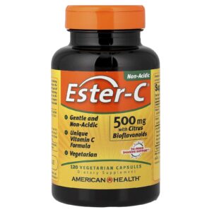 American Health Ester-C com Bioflavonoides Cítricos 120 Cápsulas Vegetarianas