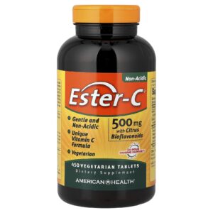 American Health Ester-C com Bioflavonoides Cítricos 450 Comprimidos Vegetarianos