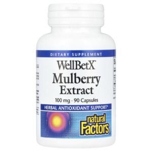Natural Factors WellBetX Extrato de Amora 100 mg 90 Cápsulas