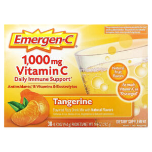 Emergen-C Vitamina C Tangerina 1.000 mg 30 Embalagens 94 g (033 oz) Cada