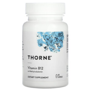 Thorne Vitamina B12 como Mecobalamina 60 Cápsulas (1 mg por Cápsula)