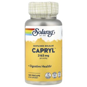 Solaray Capryl Sem Sódio Sem Resina 100 VegCaps