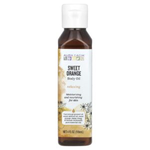 Aura Cacia Óleo Corporal de Aromaterapia Relaxante Laranja Doce 118 ml (4 fl oz)