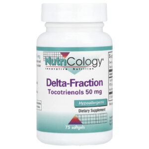 Nutricology Delta-Fração Tocotrienóis 75 Cápsulas Softgel (50 mg por Cápsula Softgel)