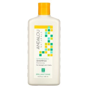 Andalou Naturals Shampoo Brilho Brilhante Para Força e Vitalidade Girassol e Cítricos 340 ml (115 fl oz)
