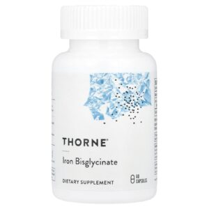Thorne Bisglicinato Ferroso 60 Cápsulas (25 mg por Cápsula)